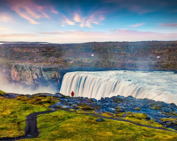 Detifoss one of the best waterfalls in Iceland, easyly acessible