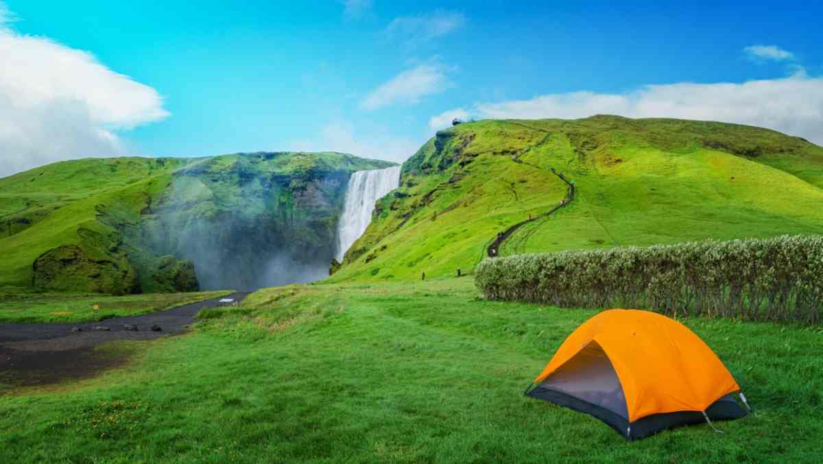 skogafoss Iceland best campsites