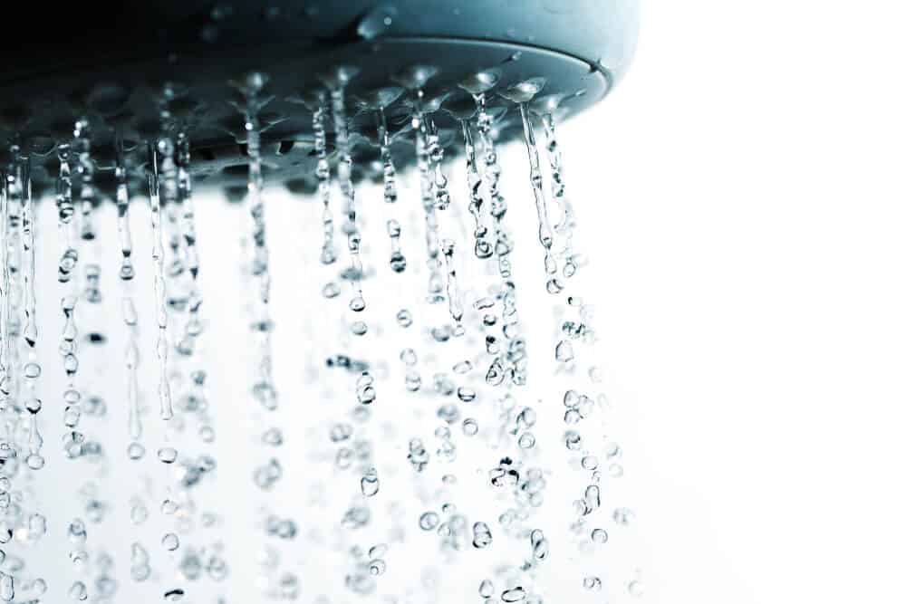 Shower head - Showering is an important DO at Iceland's Blue Lagoon spa
