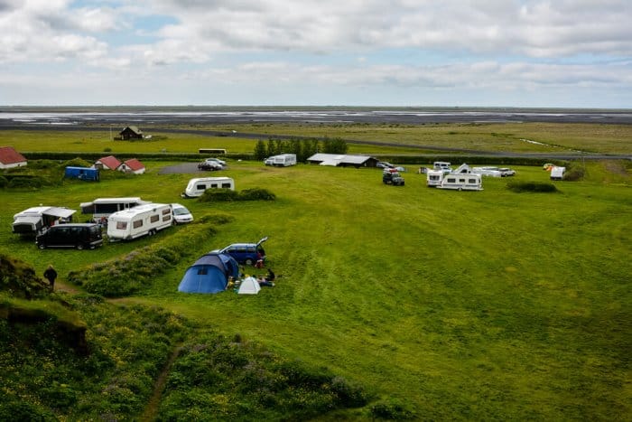 Camping arrea for those who are camping on a budget