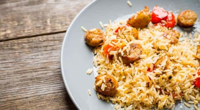 Camping in Iceland recipe for chicken and rice