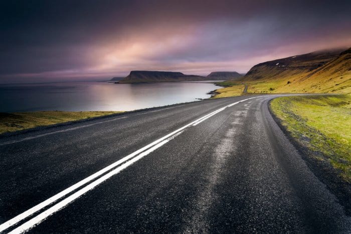 Beautiful views on the Iceland's Ring Road