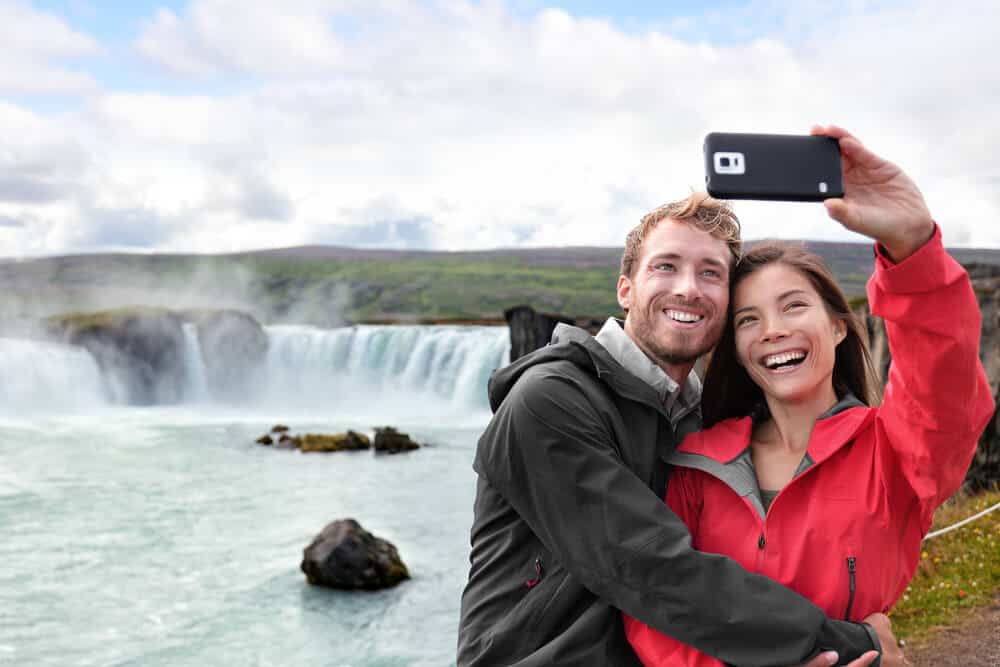 A couple of tourist as an example of Iceland's Tourism Sector growth