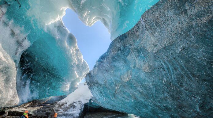 Day tours in Iceland to ice caves are an exciting activity