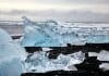The Diamond Beach in Iceland chunks of ice