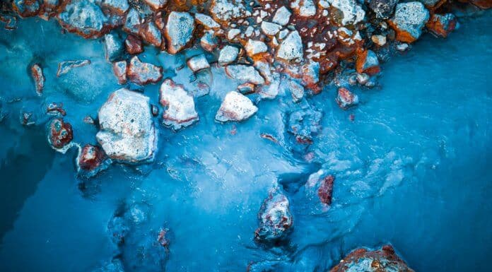 Colorful, bubbling mud and rocks in Hverir in Iceland's Diamond Circle