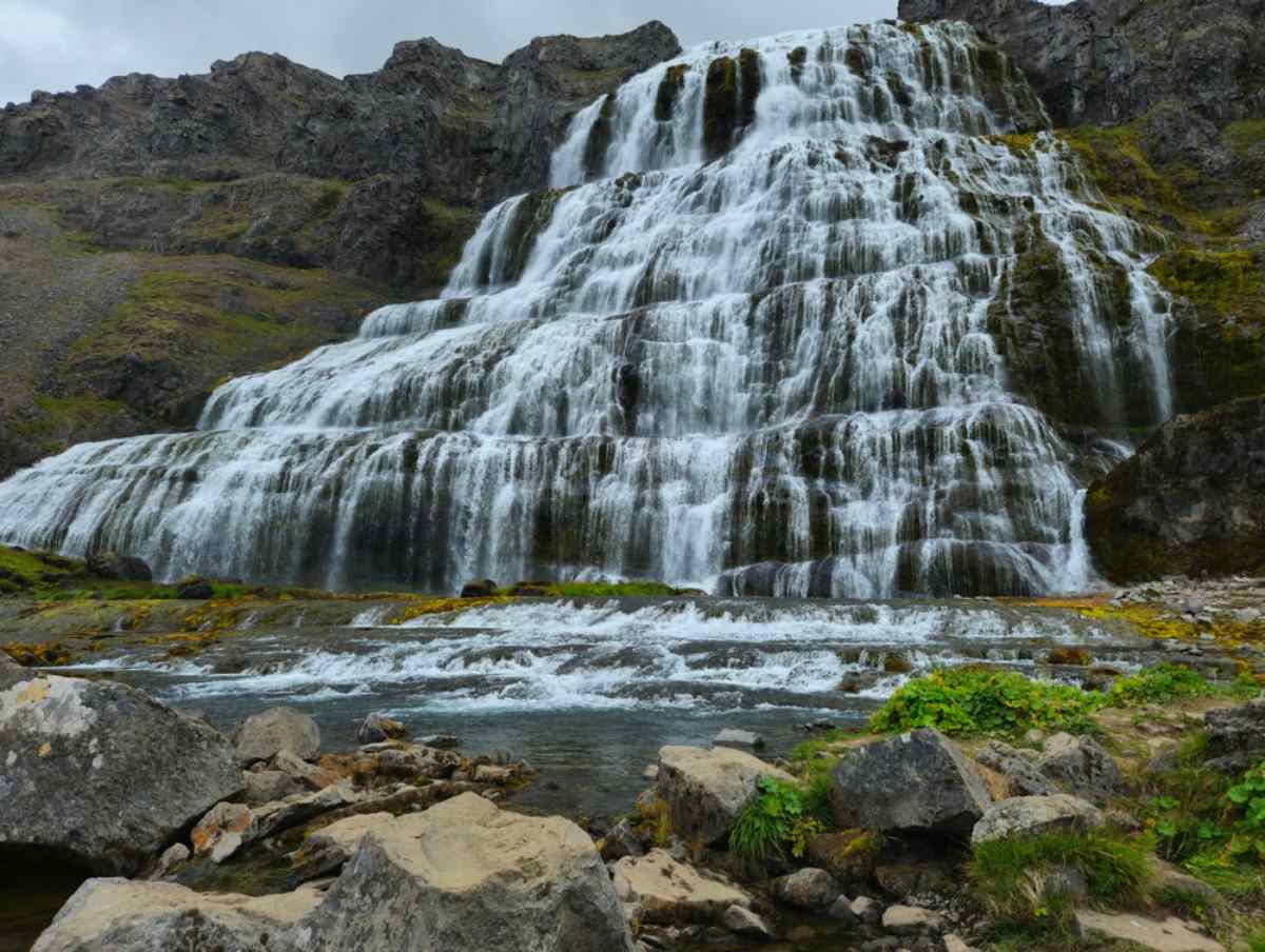 Dynjandi waterfall in the Westfjords