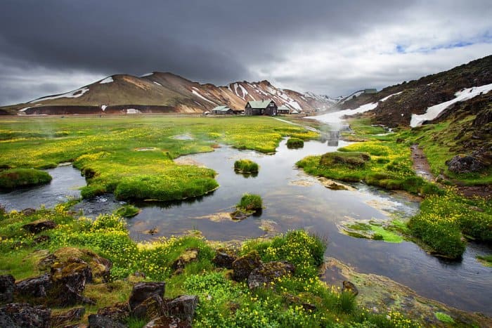 Landmannalaugar geothermal baths are a must of your sellf-drive landmannalaugar trip