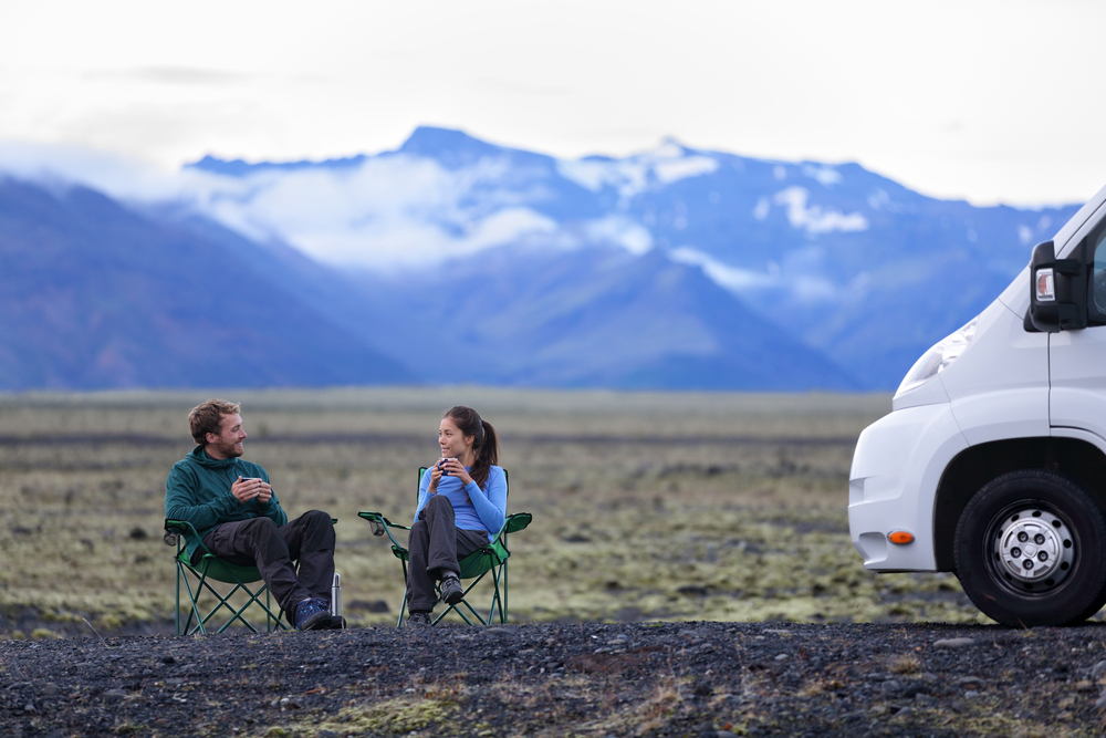 RV facilities at Grindavik campsite