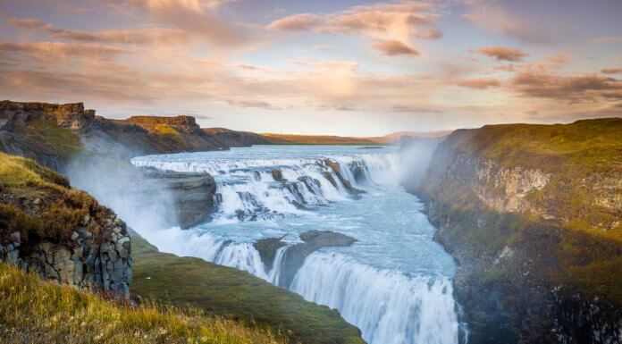 Gullfoss waterfall Iceland
