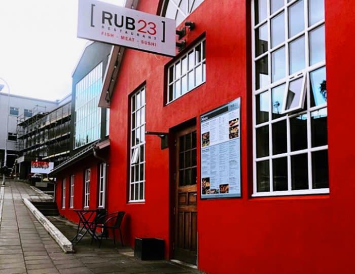 Rub 23 is a popular restaurant in Akureyri