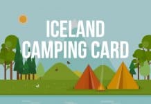 Information about Iceland Campingcard vector drawing