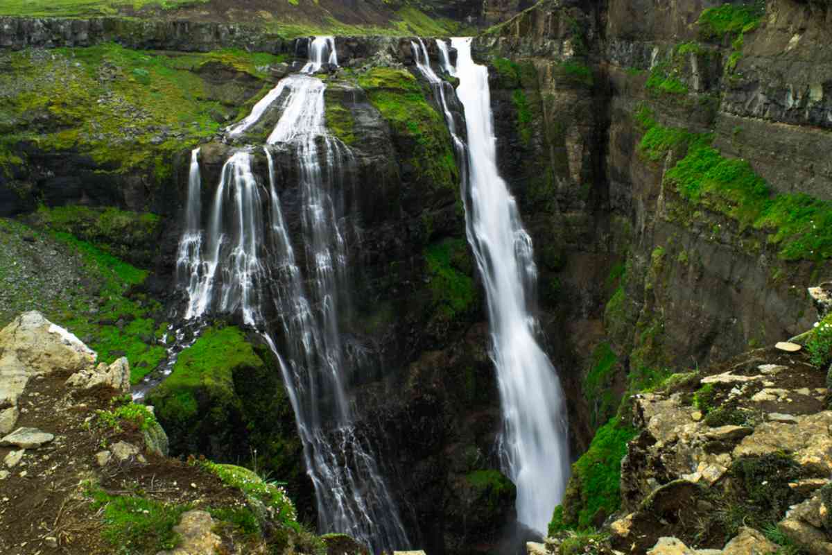 Glymur waterfall