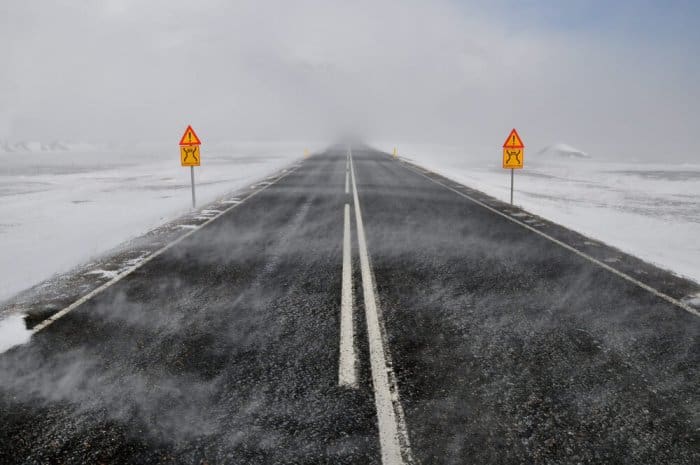 Iceland's sandy and stormy conditions mean your car can get covered in sand and ash