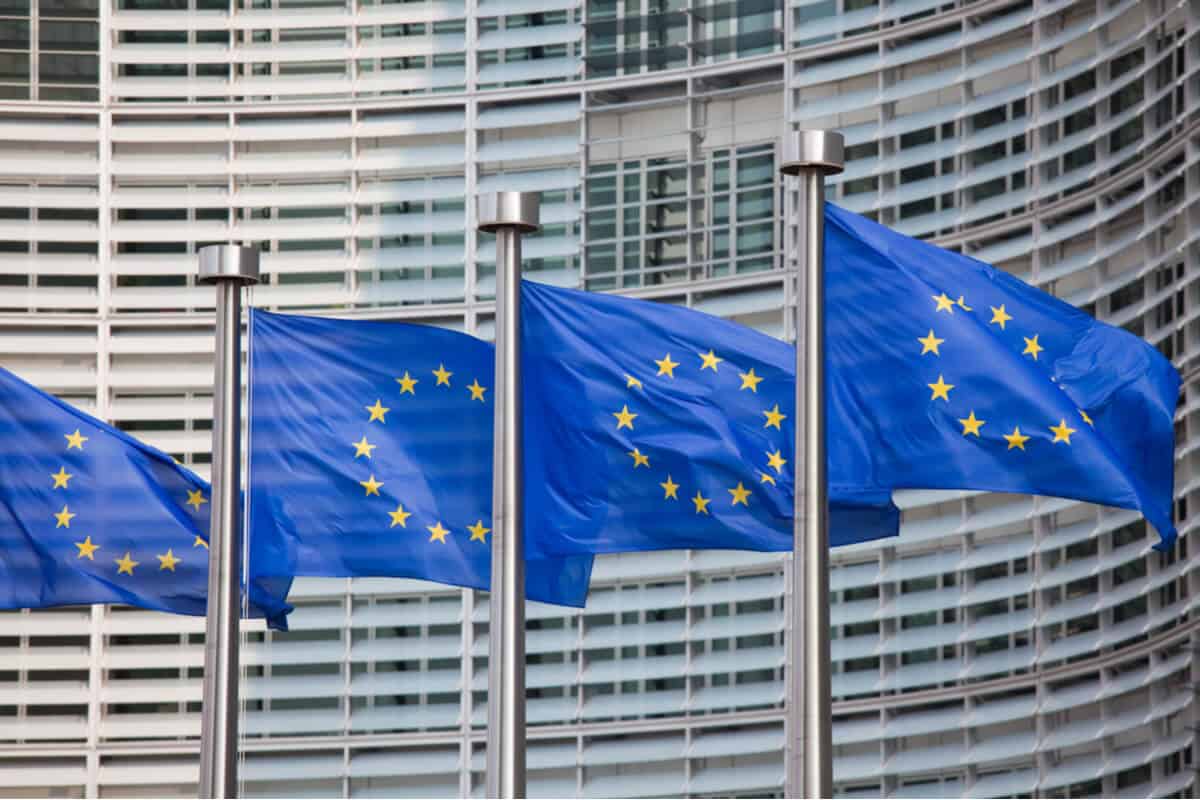 Is Iceland in the EU. Colorful EU flags