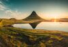 Kirjufell mountain on a fall day in Iceland