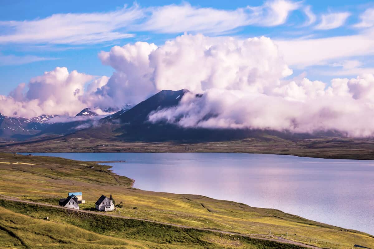 Iceland fjords and beautiful scenery