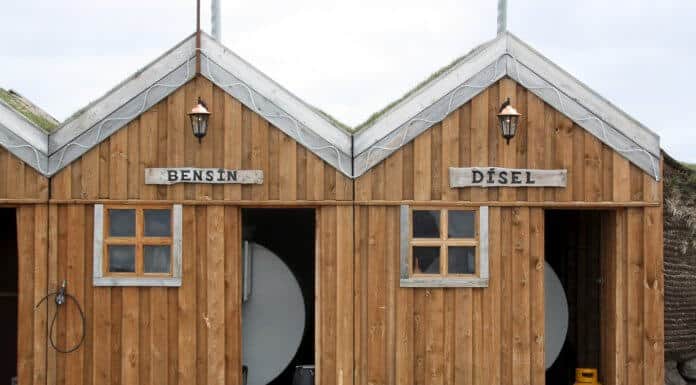 How much does fuel cost in Iceland at this gas station?