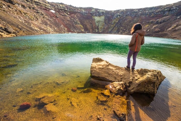 The Kerid crater is another stop on the Golden Circle Route