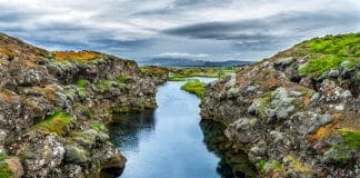 The Silfra Fissure in Iceland's Thingvellir National Park