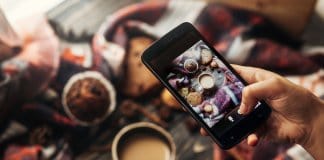 Iceland flatlay of coffees perfect for Instagram