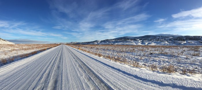 Iceland's snowy weather and road conditions make car rental insurance necessary. 