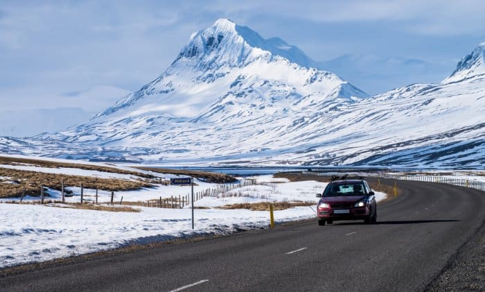 Iceland's weather in January requires caution when driving