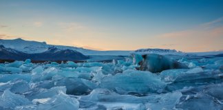 The icebergs at Jókulsárlón are otherworldly