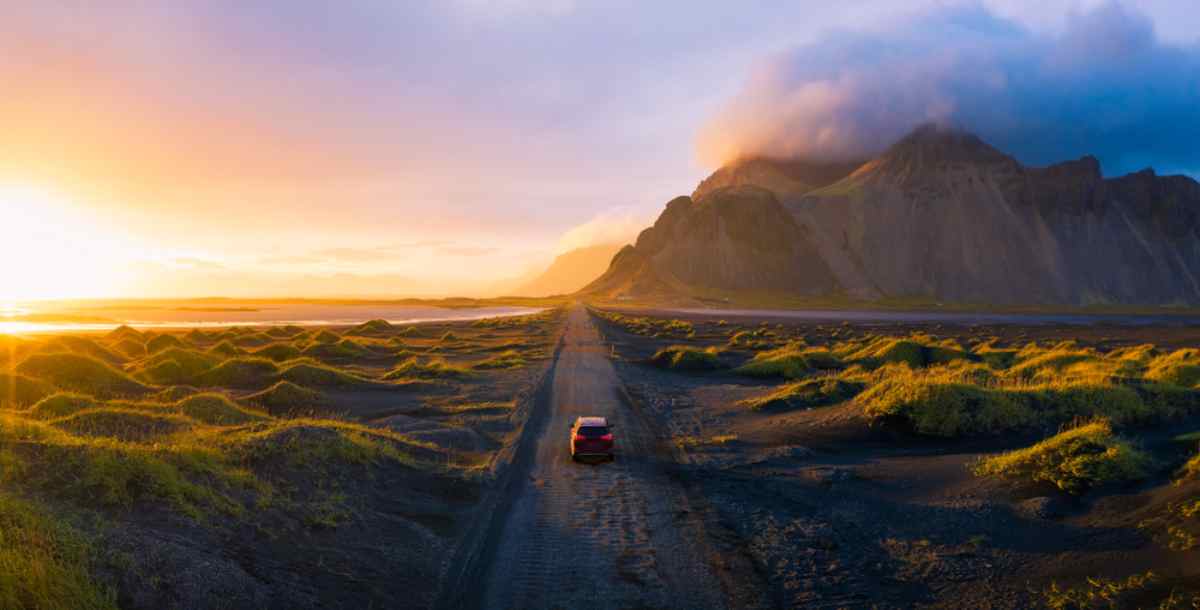Driving in Iceland in September
