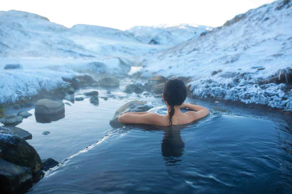 Hot springs in Iceland