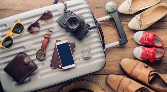 Family preparing for Iceland trip with kids