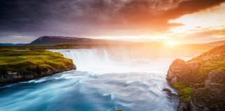 Godafoss is considered one of Iceland's most beautiful waterfalls