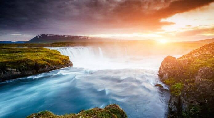 Godafoss is considered one of Iceland's most beautiful waterfalls