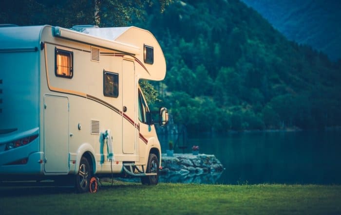 Iceland motorhome rental viewing a lake