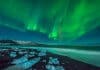 Iceland's Northern Lights at the Jökulsárlón glacier lagoon