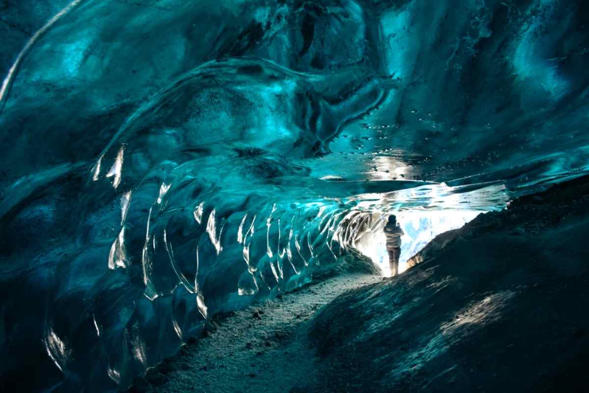 Ice caves in Iceland