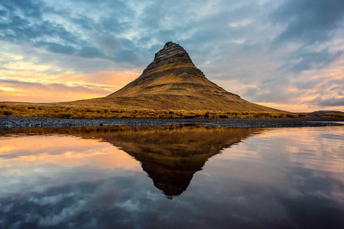Iceland photography Kirkjufell mountain