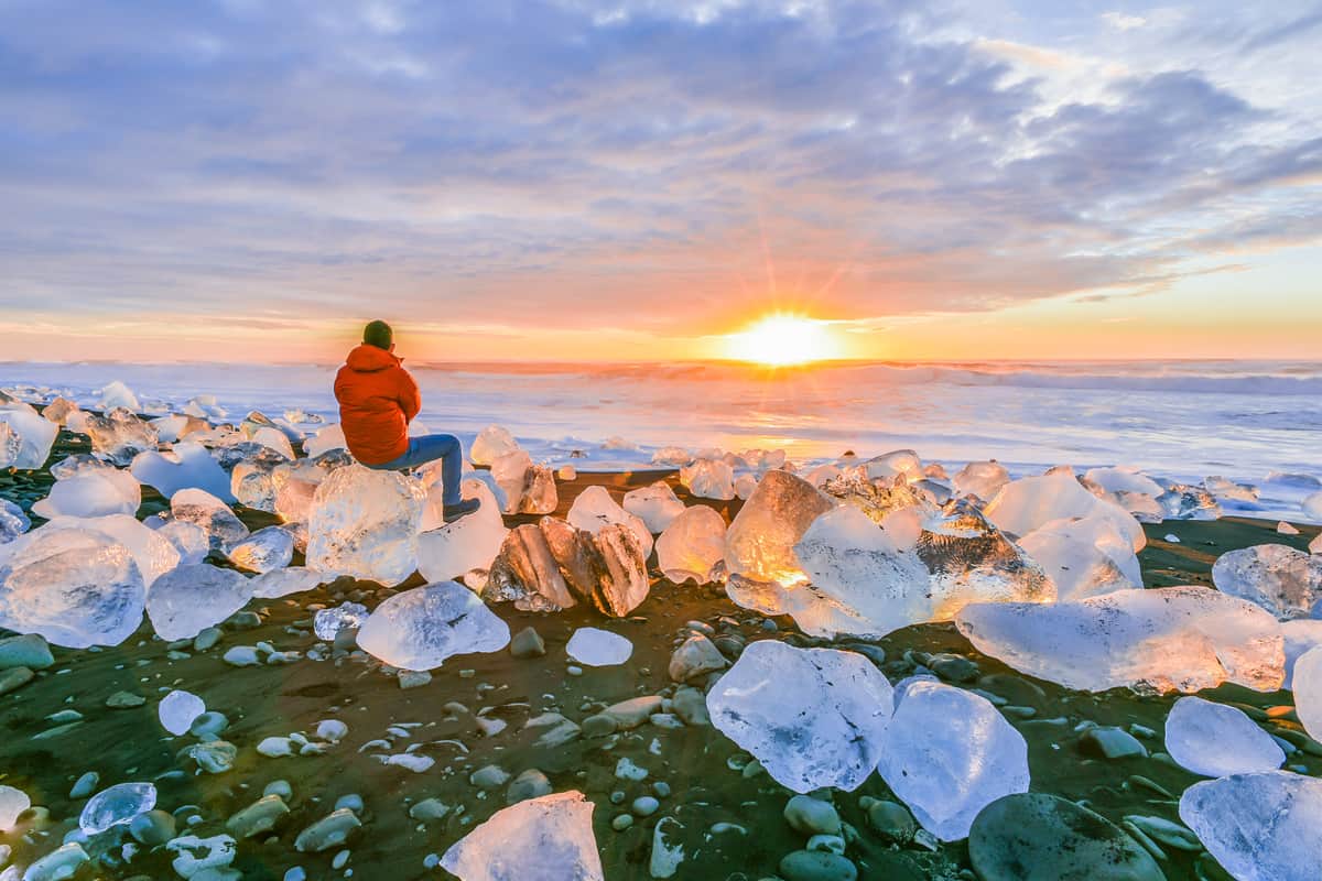 Diamond Beach is one of many attractions along Iceland's Ring Road