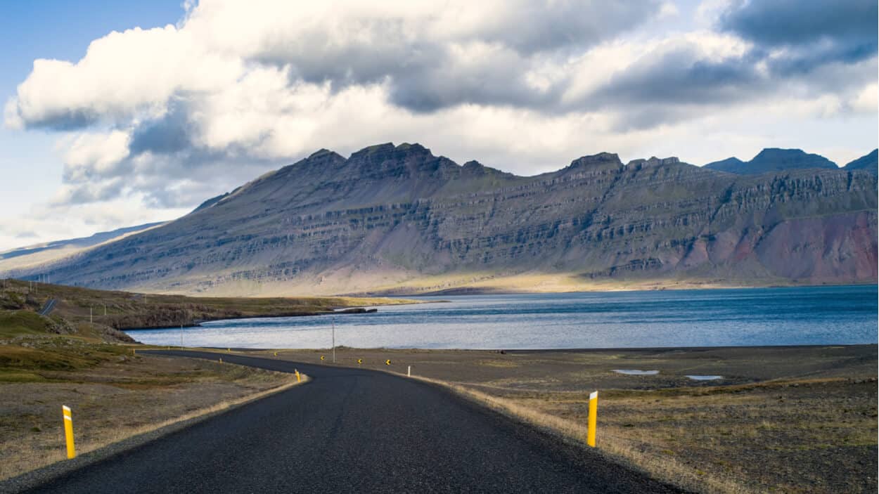 Stretch of Iceland's Ring Road 