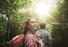 Tourists exploring Iceland's natural wonders
