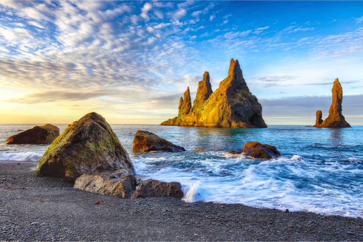 Iceland Trolls Reynisdrangar Rock