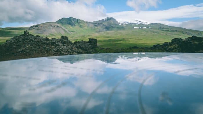 Snæfellsjökull mount mentioned in Jule Vernes¡s book is a stop in your Road trip in Iceland