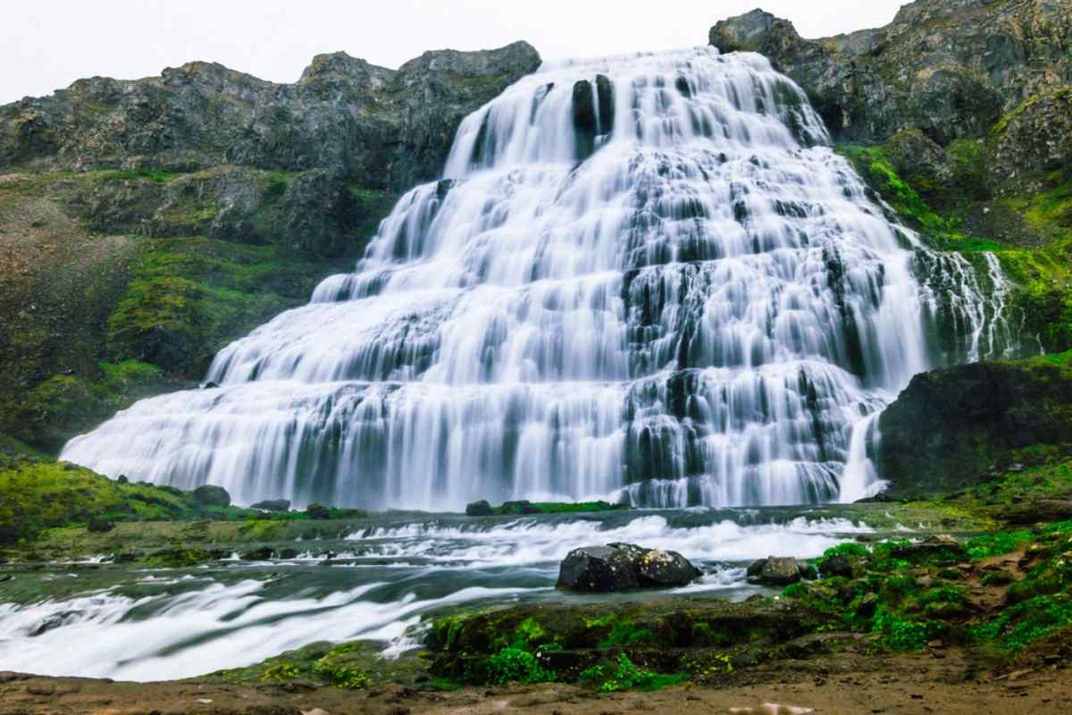 Dynjandi waterfall in Iceland