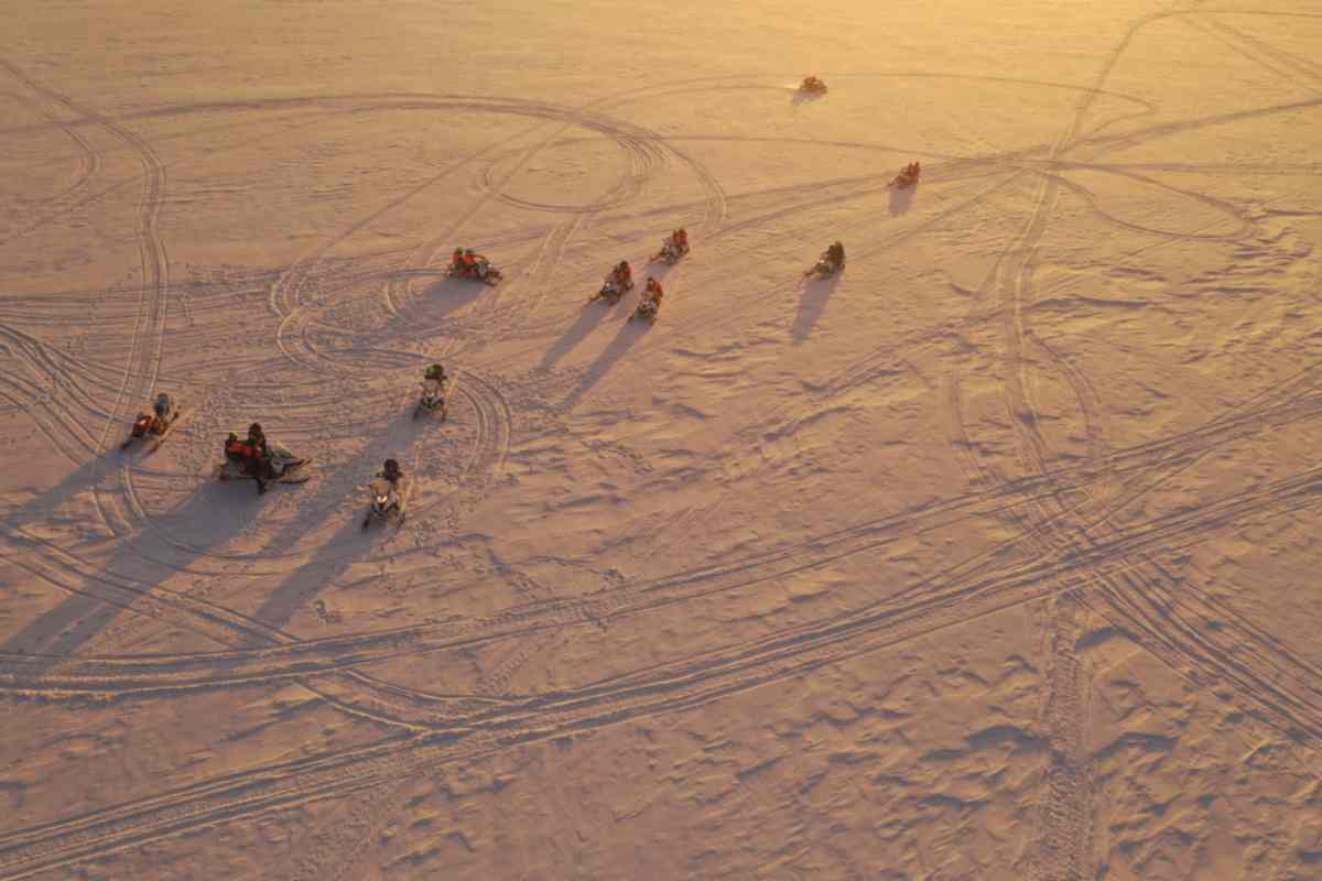 Snowmobiling in Iceland