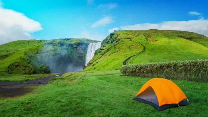 Iceland campsites map