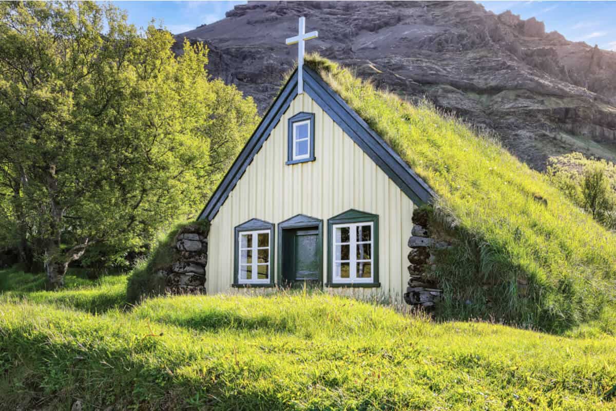Turf churches are some of Iceland's prettiest churches