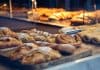 Delicious breakfast treats at the bakery counter