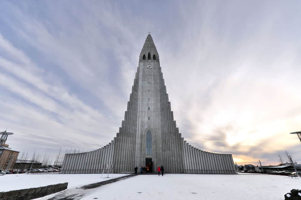 Hallgrímskirkja Cathedral is a must-see when sightseeing in Reykjavik
