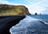 Beautiful views of Iceland's black beaches