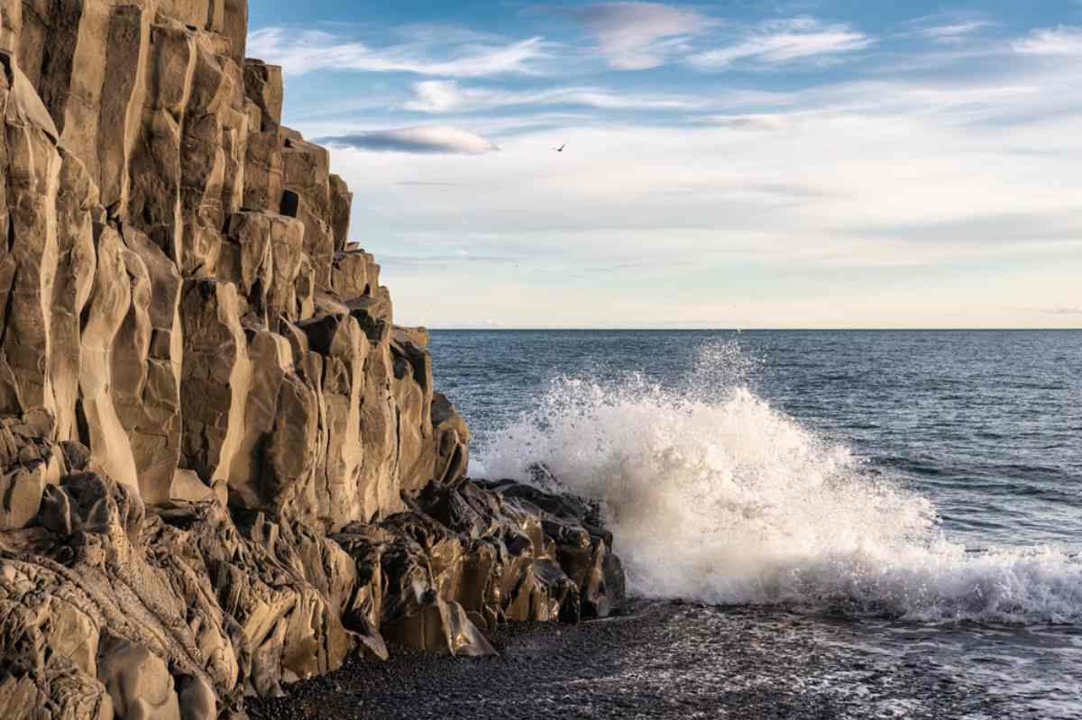 Reynisfjara beach basalt columns